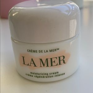 Cream de la mer empty jar container